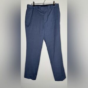 Banana Republic Slim Fit 32 W 32 L  Marzotto Fine Italian Fabric Blue Slacks